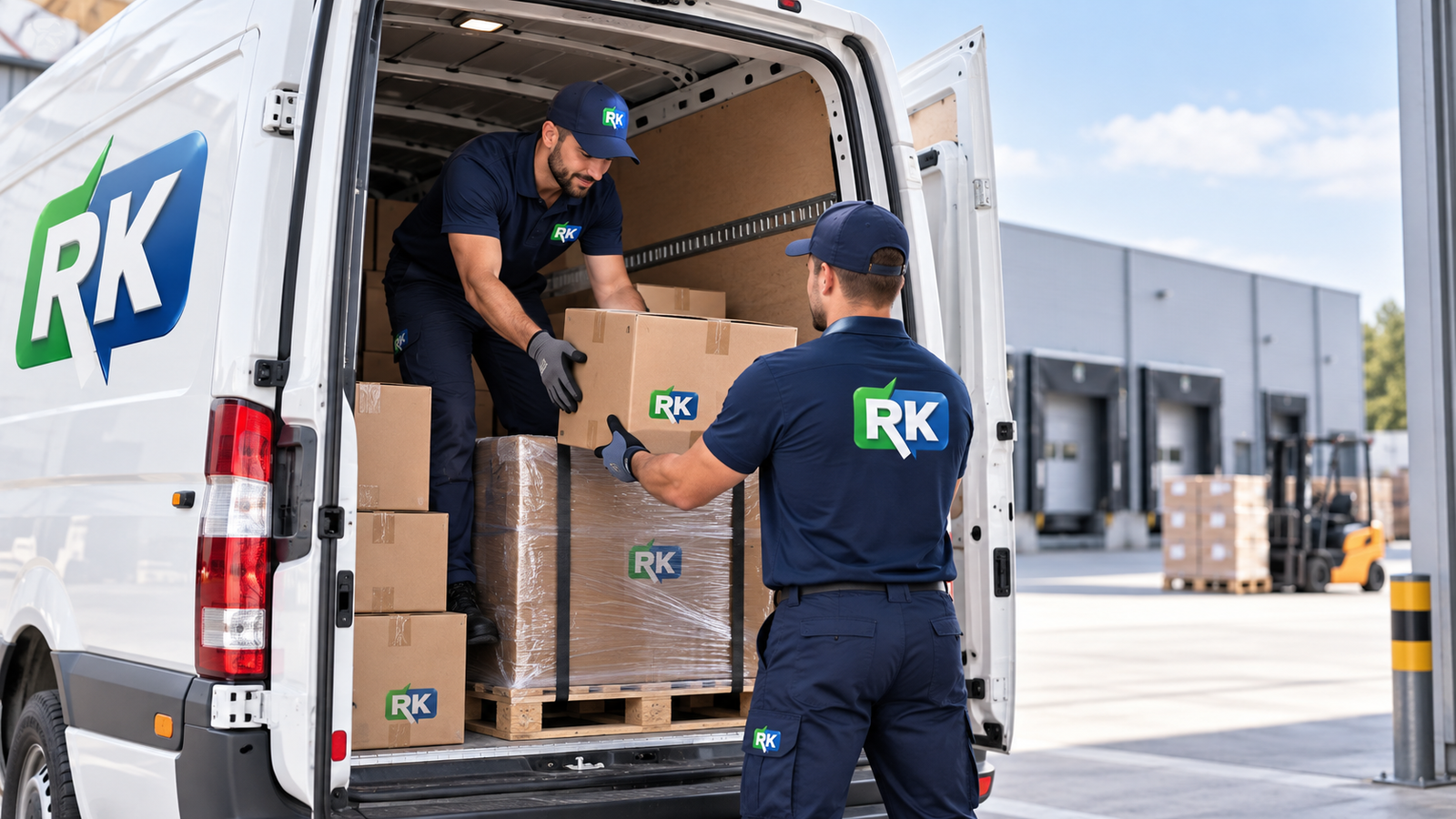 Professionelle Beladung eines RK-Fahrzeugs